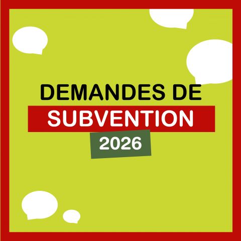 DEMANDES DE SUBVENTION 2026