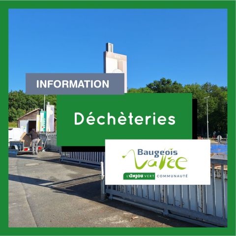 Informations déchèteries
